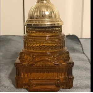 Vintage Avon The Capital Leather Aftershave Bottle